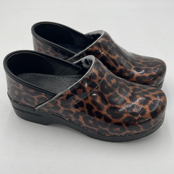 dansko leopard shoes